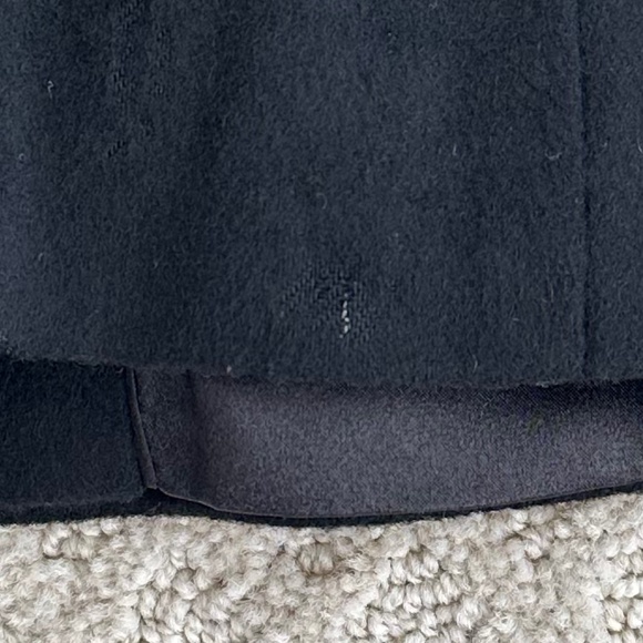 Ann Taylor Wool/Cashmere Fur Trim Blazer Black Size 14 - Picture 16 of 16